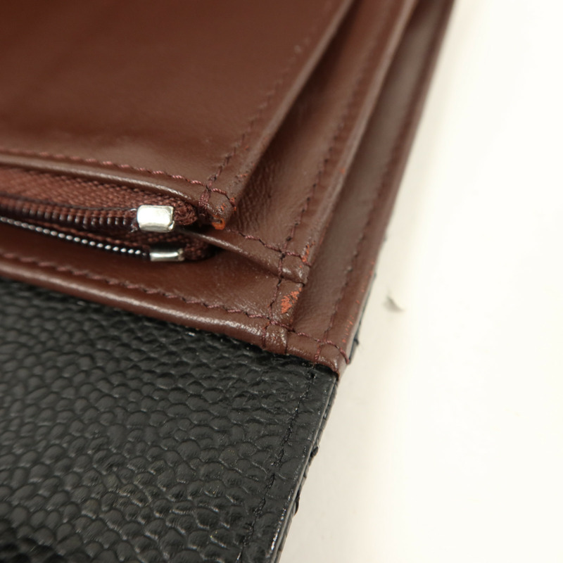 CHANEL 牛皮皮革Classic Medium Flap Wallet錢包-17