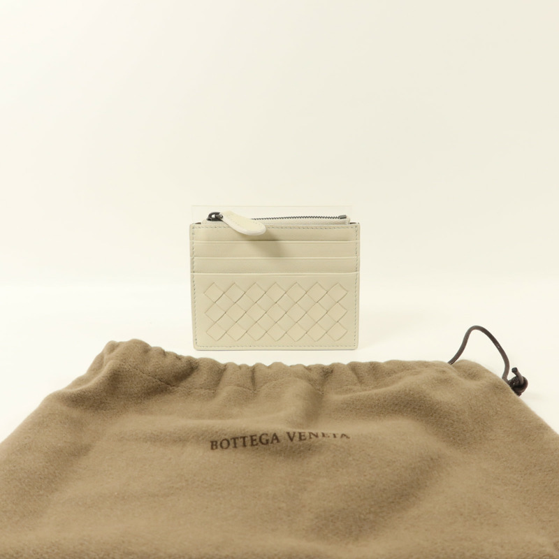 BOTTEGA VENETA 牛皮皮革Zipped Card Case卡片套-9