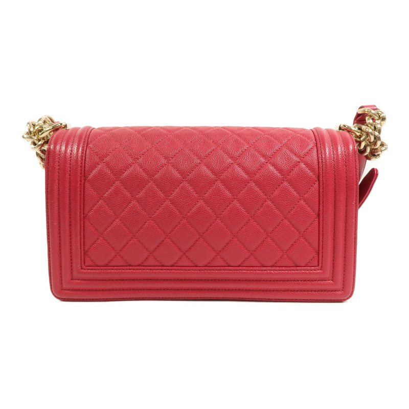 CHANEL 牛皮皮革Boy 25鏈帶肩背袋-1