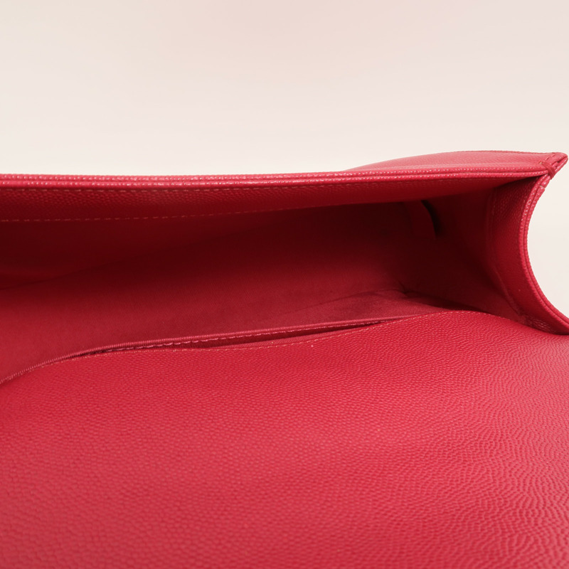 CHANEL 牛皮皮革Boy 25鏈帶肩背袋-4