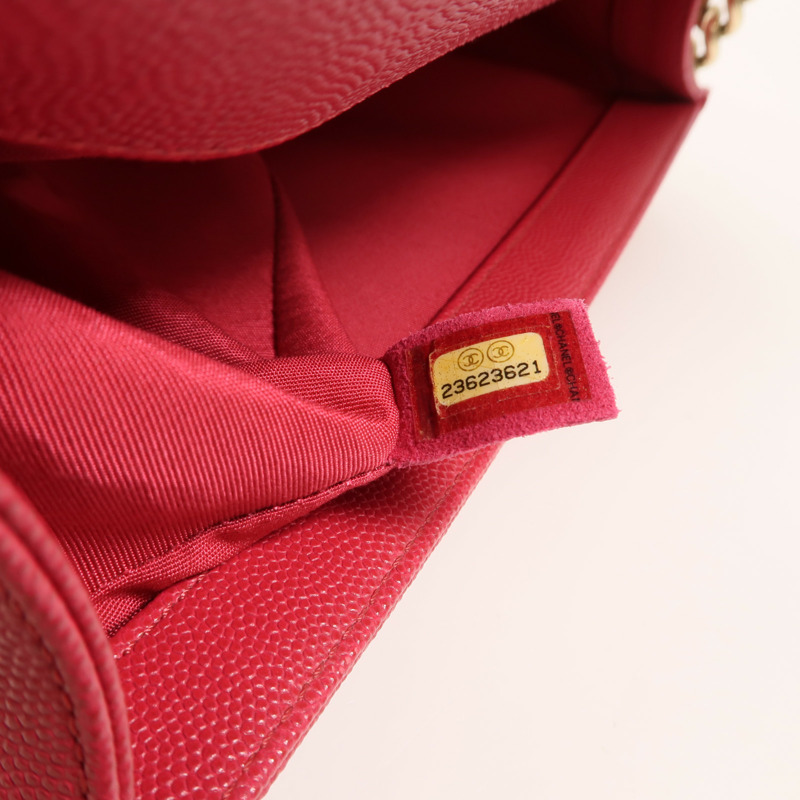 CHANEL 牛皮皮革Boy 25鏈帶肩背袋-6