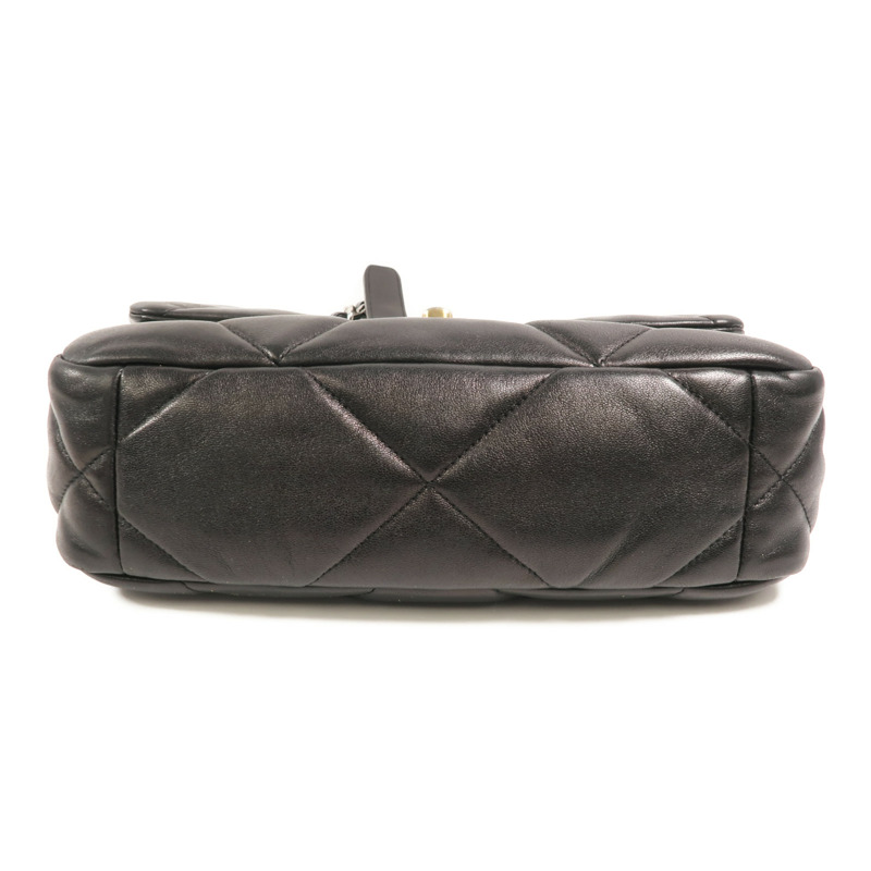 CHANEL 羊皮皮革C19 Small鏈帶手挽肩背兩用袋-3