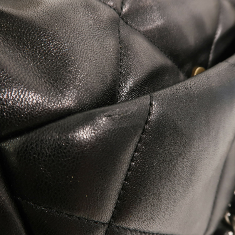 CHANEL 羊皮皮革C19 Small鏈帶手挽肩背兩用袋-15