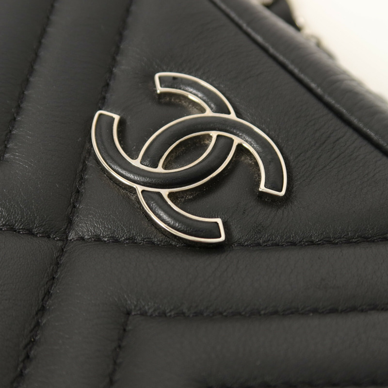 CHANEL 牛皮皮革Camera Bag鏈帶肩背袋-10