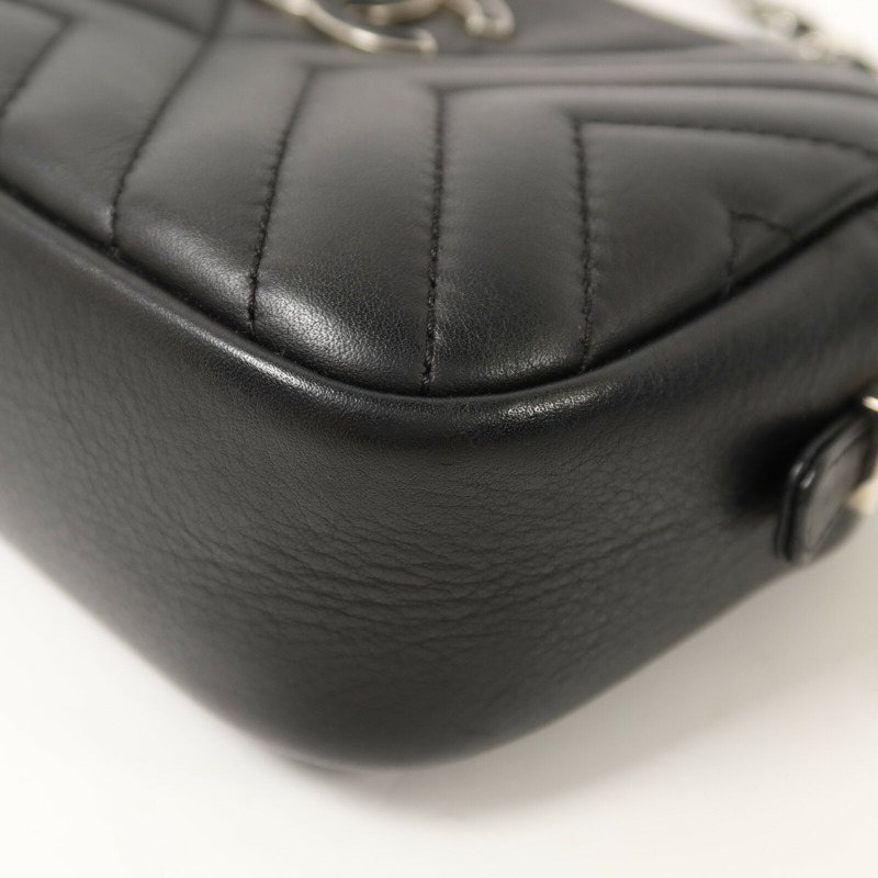 CHANEL 牛皮皮革Camera Bag鏈帶肩背袋-13