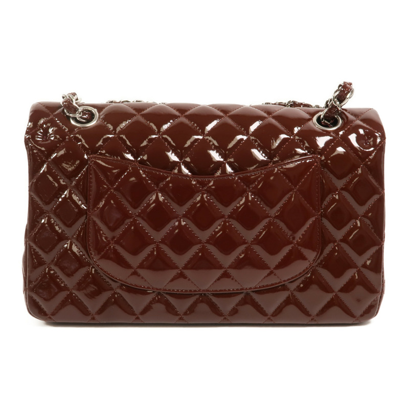 CHANEL 漆皮皮革Classic 25鏈帶肩背袋-1