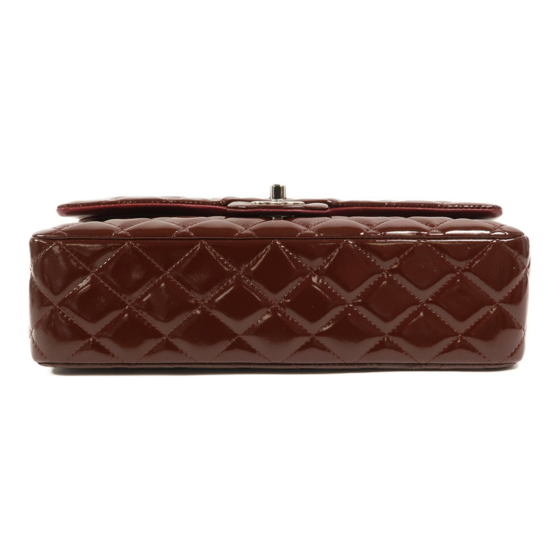 CHANEL 漆皮皮革Classic 25鏈帶肩背袋-3