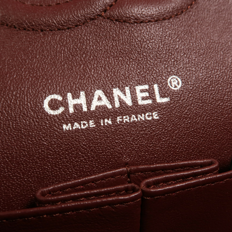 CHANEL 漆皮皮革Classic 25鏈帶肩背袋-5