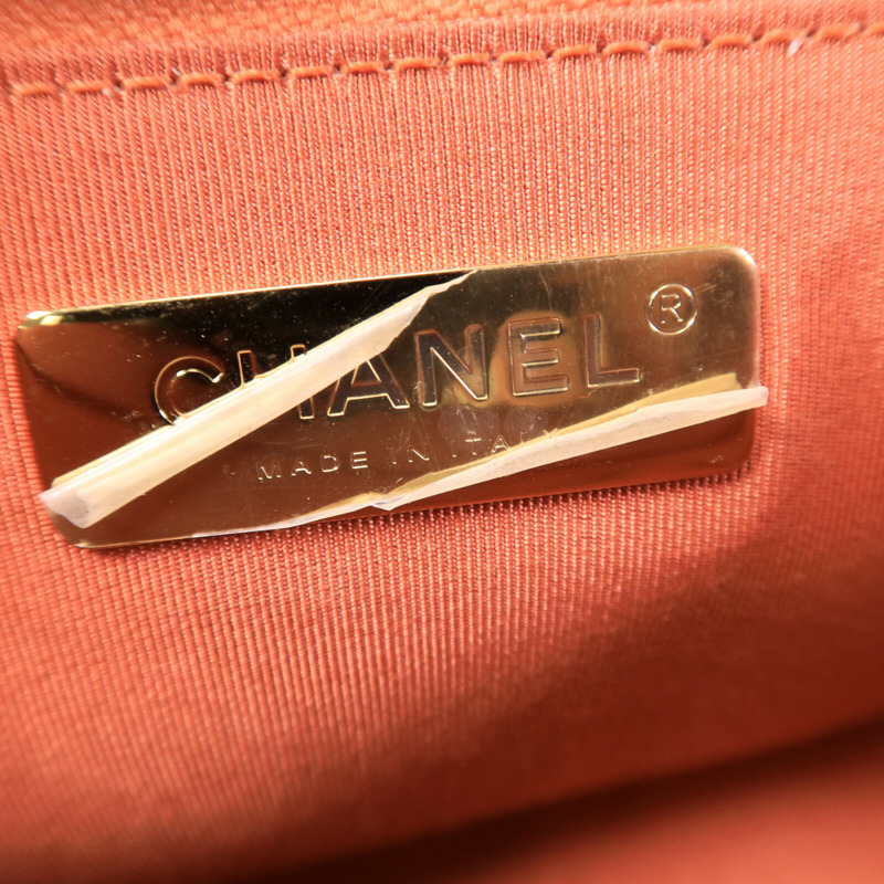 CHANEL 牛皮皮革Top Handle Messenger手挽肩背兩用袋-5