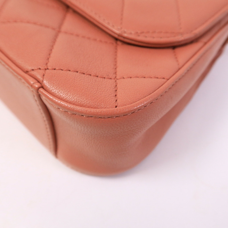 CHANEL 牛皮皮革Top Handle Messenger手挽肩背兩用袋-10