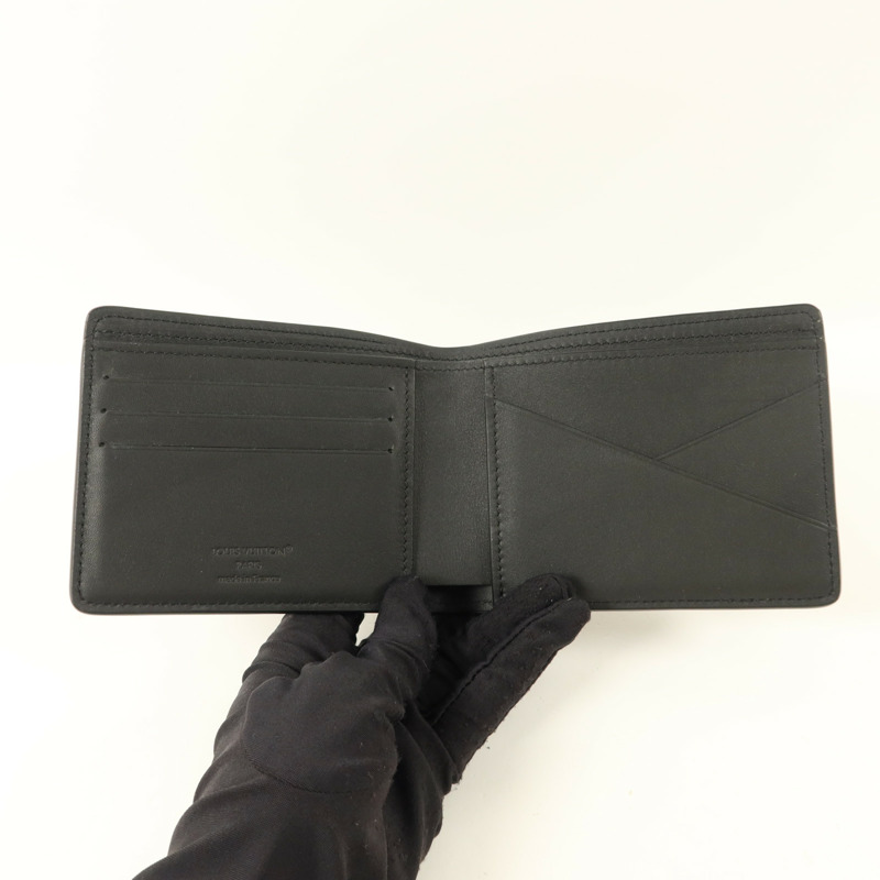 LOUIS VUITTON Monogram Taurillon Multiple錢包-4