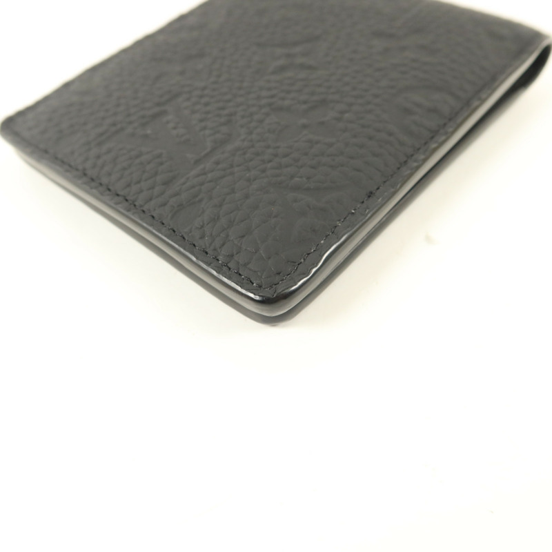 LOUIS VUITTON Monogram Taurillon Multiple錢包-10