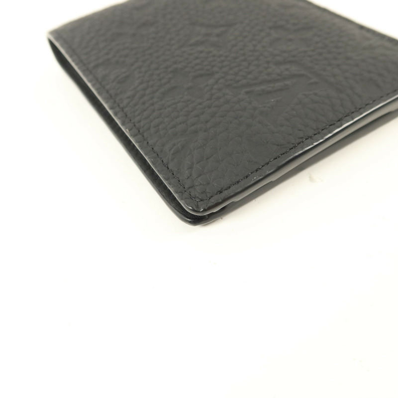 LOUIS VUITTON Monogram Taurillon Multiple錢包-11