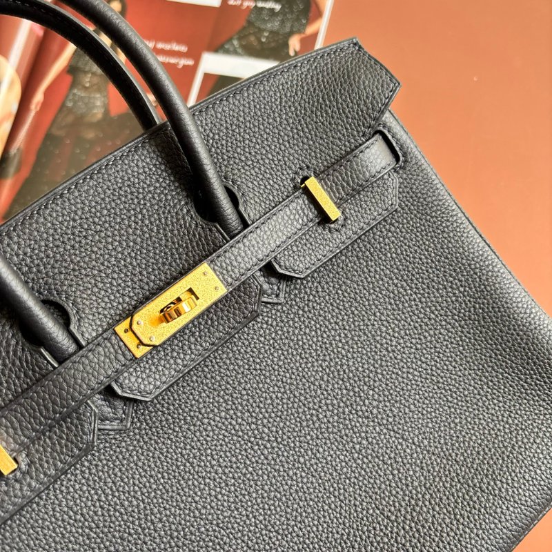 U刻 割愛釋出 ::HERMES:: 愛馬仕深藍色金釦 BIRKIN 25手提包 柏金包-6
