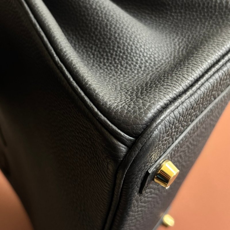 U刻 割愛釋出 ::HERMES:: 愛馬仕深藍色金釦 BIRKIN 25手提包 柏金包-15