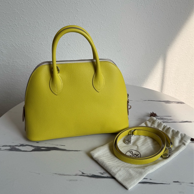 Hermes黃粉拼色Bolide25-0