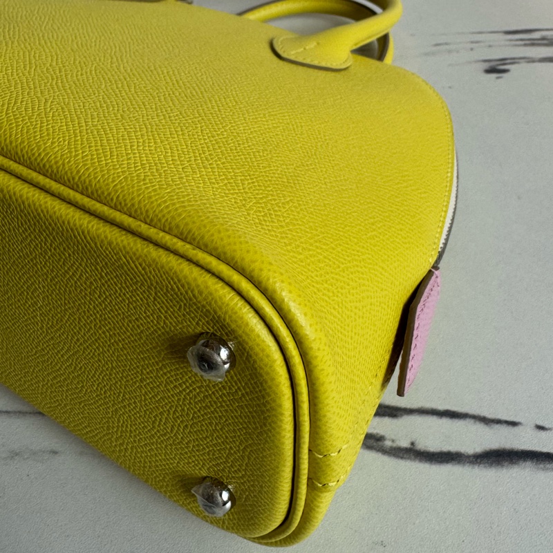 Hermes黃粉拼色Bolide25-8