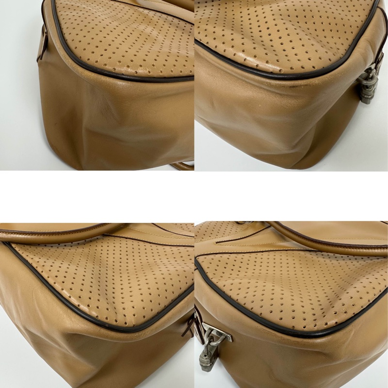 【赫蒂國際精品】Prada 普拉達 皮革保齡球包 vintage-11