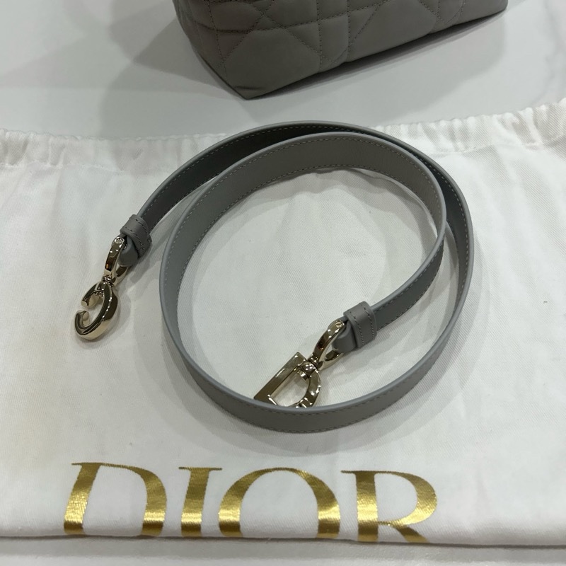 Dior Toujours 小型直式托特包 灰色-4