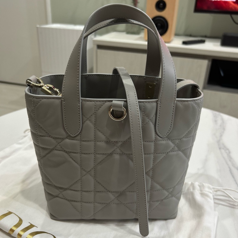 Dior Toujours 小型直式托特包 灰色-7