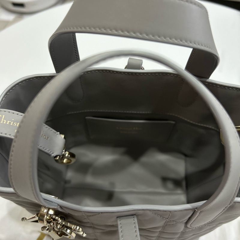 Dior Toujours 小型直式托特包 灰色-9