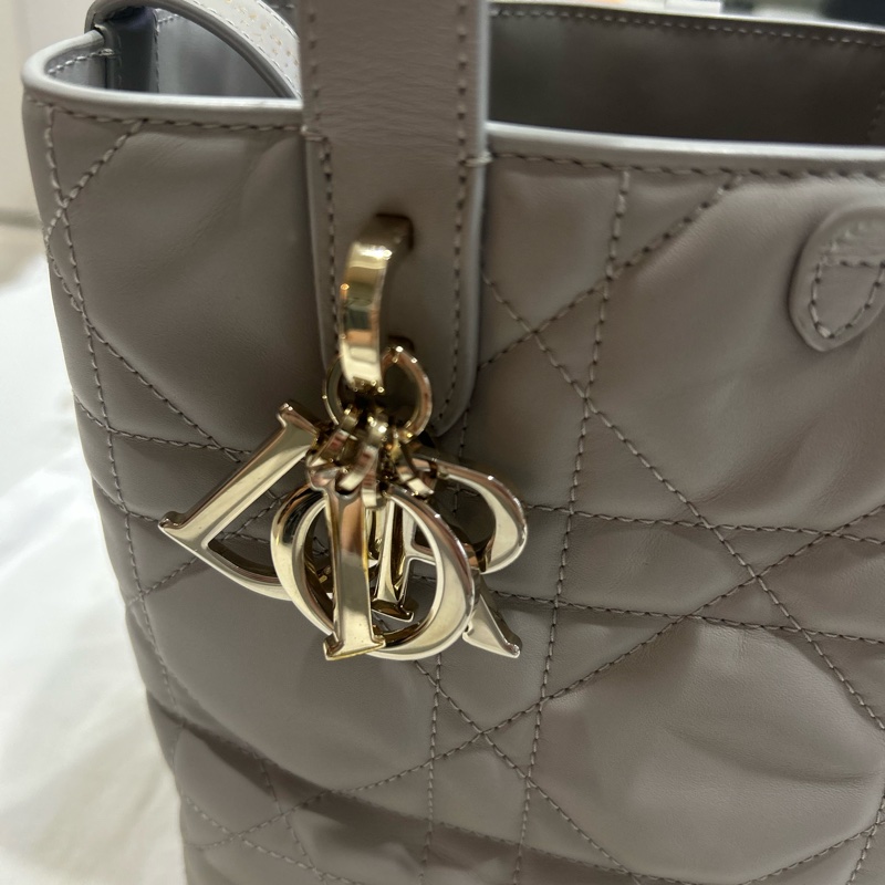 Dior Toujours 小型直式托特包 灰色-10