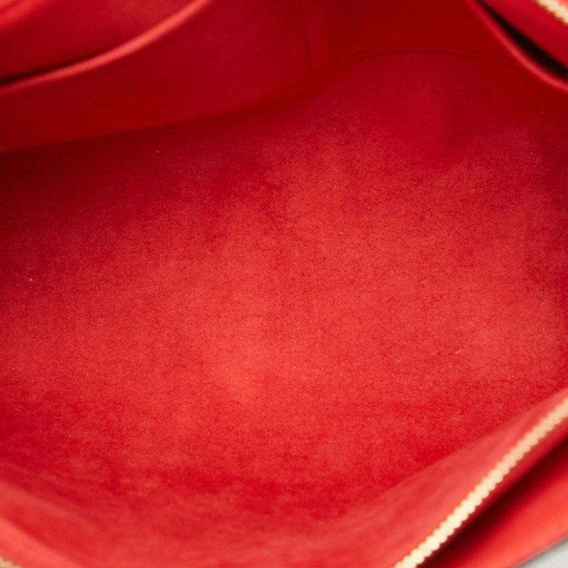 路易威登 Monogram Surenne MM 手提包、單肩包 M43773，棕色櫻桃紅皮革，女士款-7