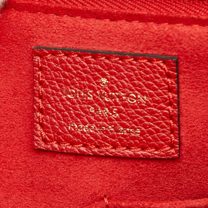 路易威登 Monogram Surenne MM 手提包、單肩包 M43773，棕色櫻桃紅皮革，女士款-8