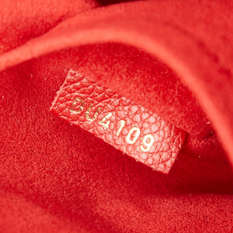 路易威登 Monogram Surenne MM 手提包、單肩包 M43773，棕色櫻桃紅皮革，女士款-9