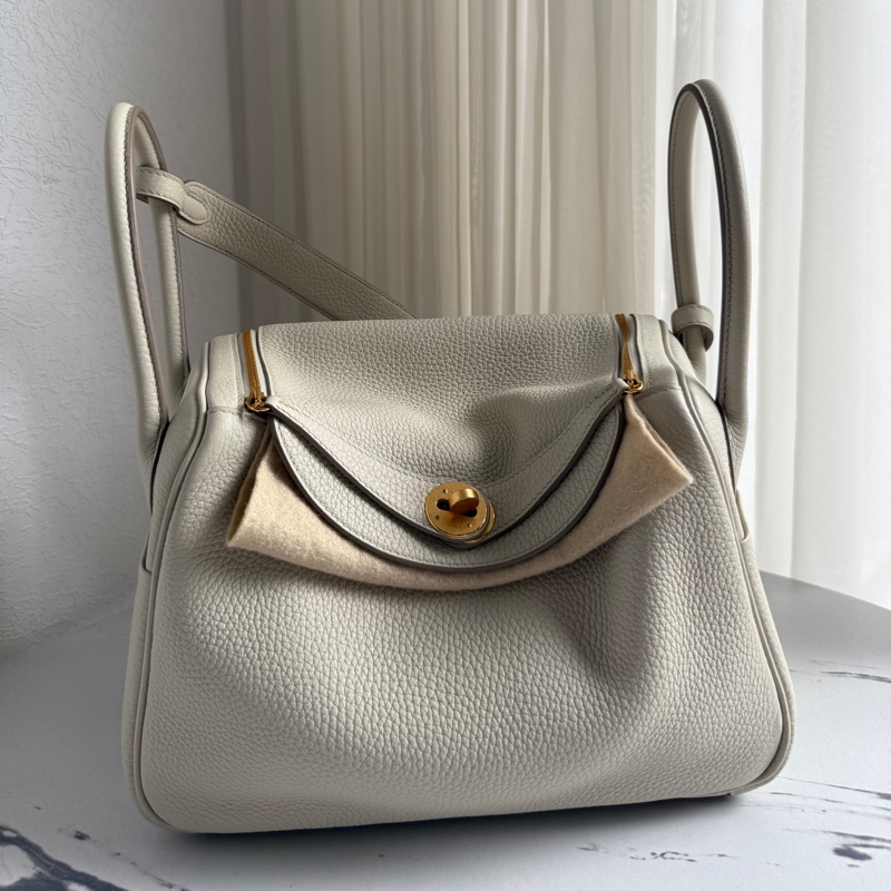 Hermes lindy26 冰川白 真的很好看～～ 有貼膜-0