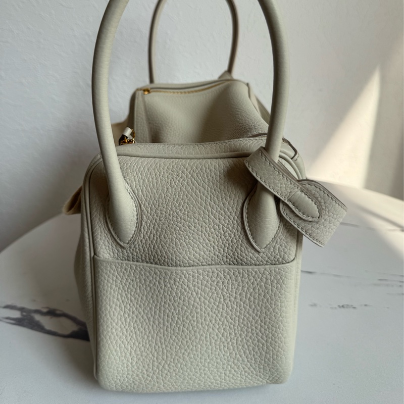 Hermes 8L冰川白金釦lindy26-2