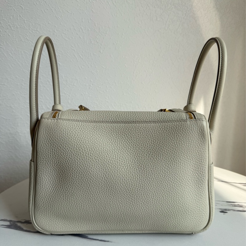 Hermes 8L冰川白金釦lindy26-3