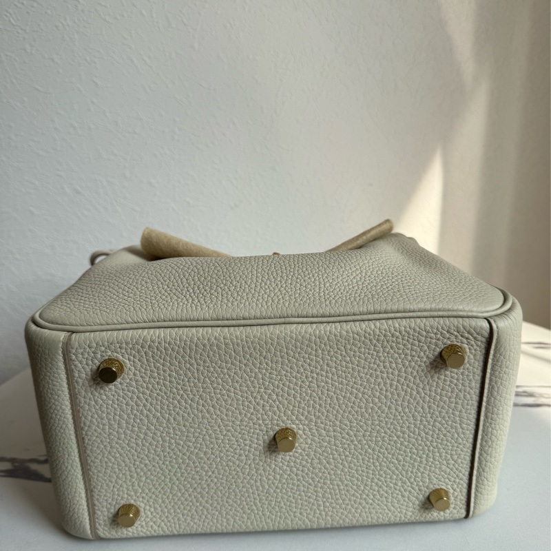Hermes 8L冰川白金釦lindy26-4