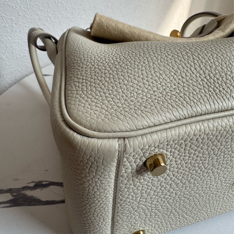 Hermes 8L冰川白金釦lindy26-5