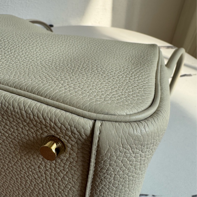 Hermes 8L冰川白金釦lindy26-7