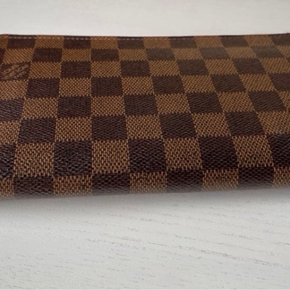 Louis Vuitton LDamier Zippy Organizer N60003長夾棋盤格有購買證 信用卡12張-16