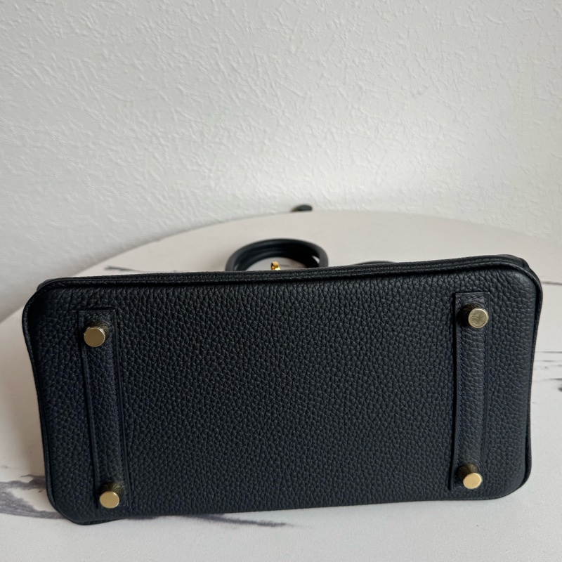 Hermes深藍色金釦Birkin25-4