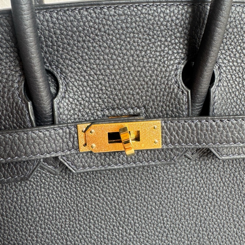 Hermes深藍色金釦Birkin25-13