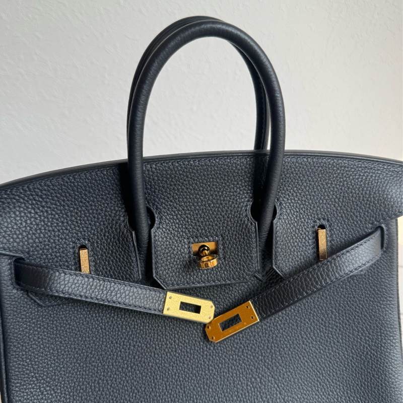 Hermes深藍色金釦Birkin25-14