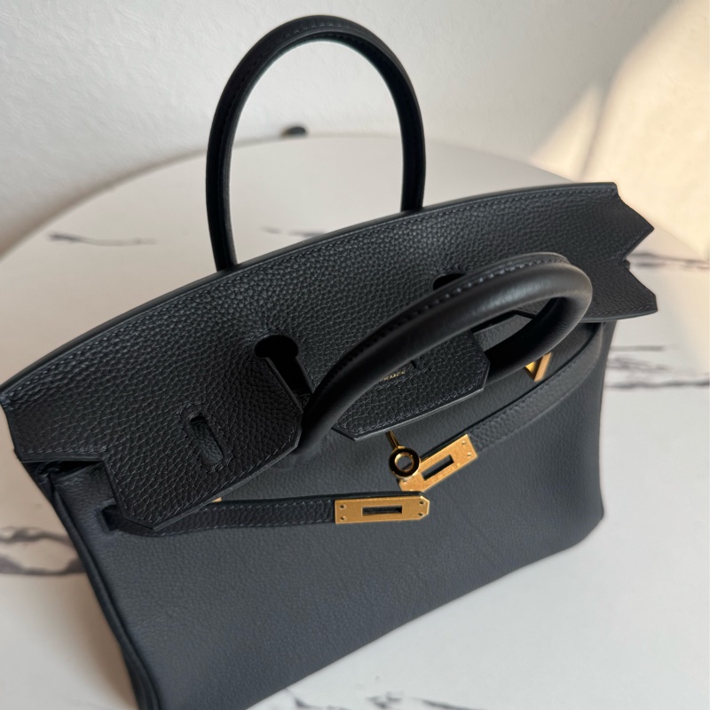 Hermes深藍色金釦Birkin25-15