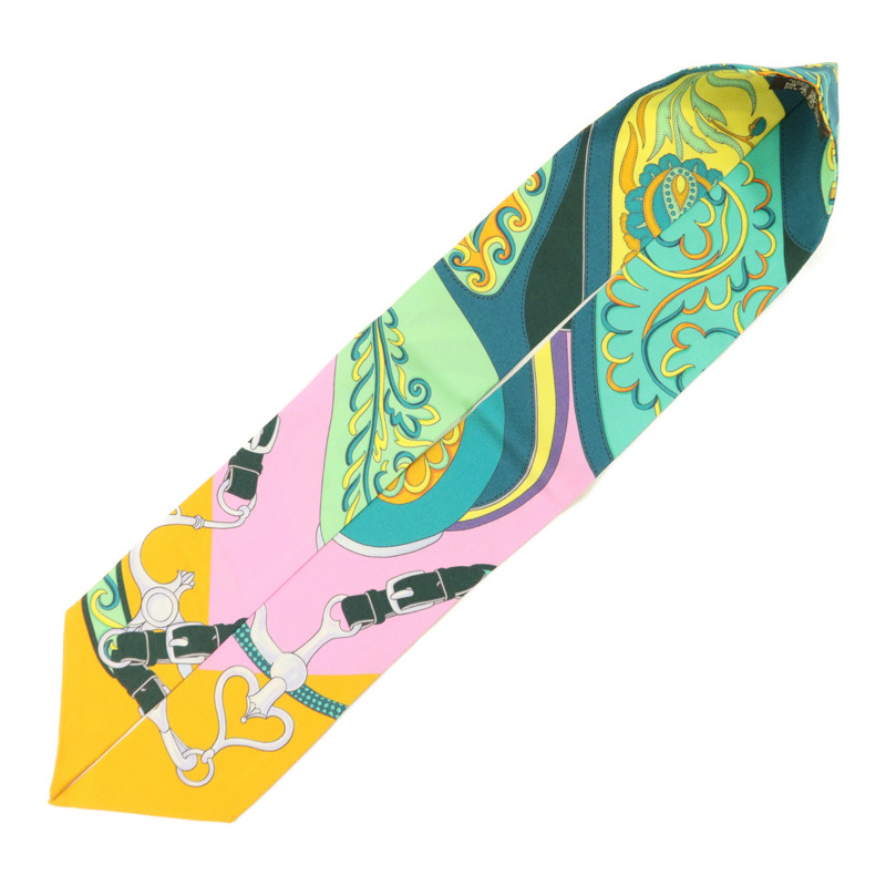 HERMES 絲質Twilly絲巾-2