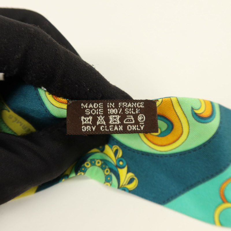 HERMES 絲質Twilly絲巾-6
