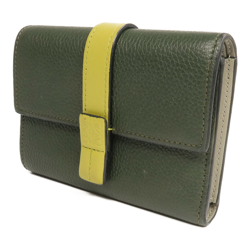 LOEWE 牛皮皮革Small Vertical Wallet錢包-1