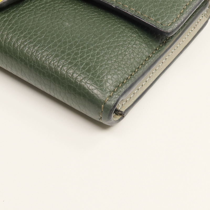 LOEWE 牛皮皮革Small Vertical Wallet錢包-9