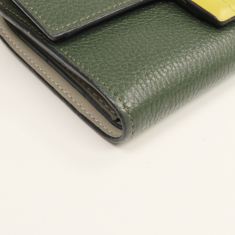 LOEWE 牛皮皮革Small Vertical Wallet錢包-10