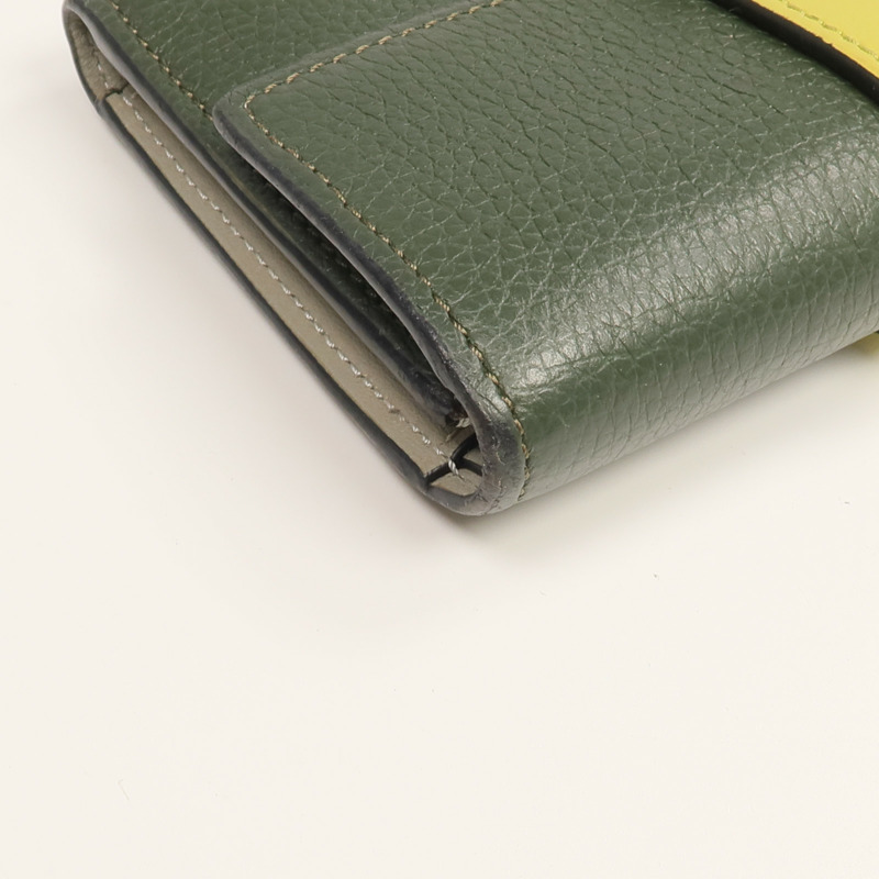 LOEWE 牛皮皮革Small Vertical Wallet錢包-11