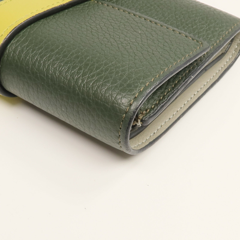 LOEWE 牛皮皮革Small Vertical Wallet錢包-12