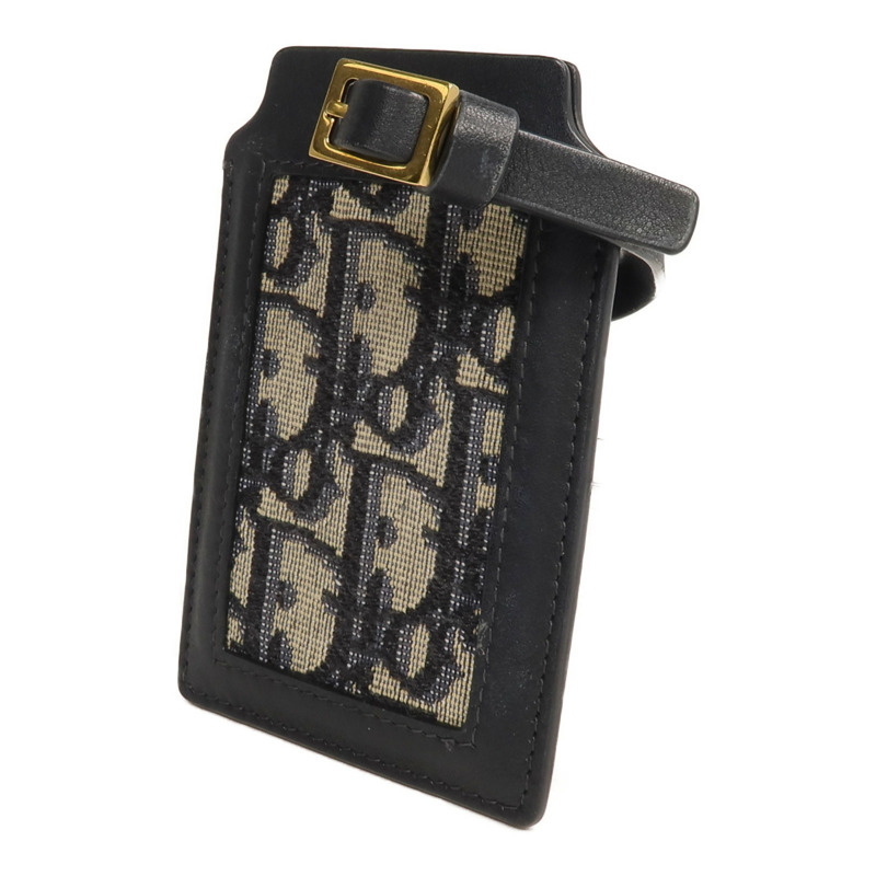 Dior 帆布/牛皮皮革Luggage Tag行李標籤-1