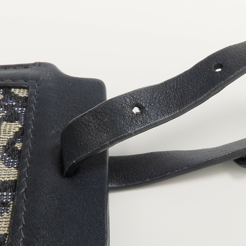 Dior 帆布/牛皮皮革Luggage Tag行李標籤-10