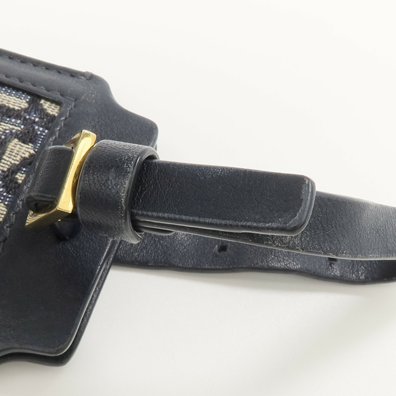 Dior 帆布/牛皮皮革Luggage Tag行李標籤-12
